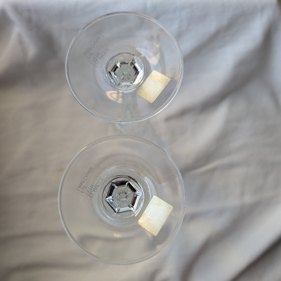 Vintage Mikasa Crystal Claridge Champagne Flutes - 2 Discontinued - Picture 6 of 10